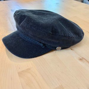 NEW Urban Outfitters Greek Fishermans Hat Corduroy - Black - L/XL -Vintage Style